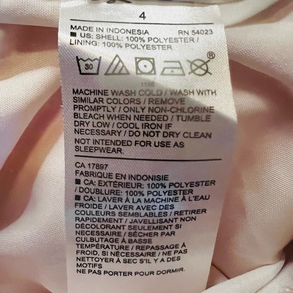 Janie and Jack Pink, Orange, Yellow and White Patterned Sleeveless Jumper Size 4 - Picture 11 of 11